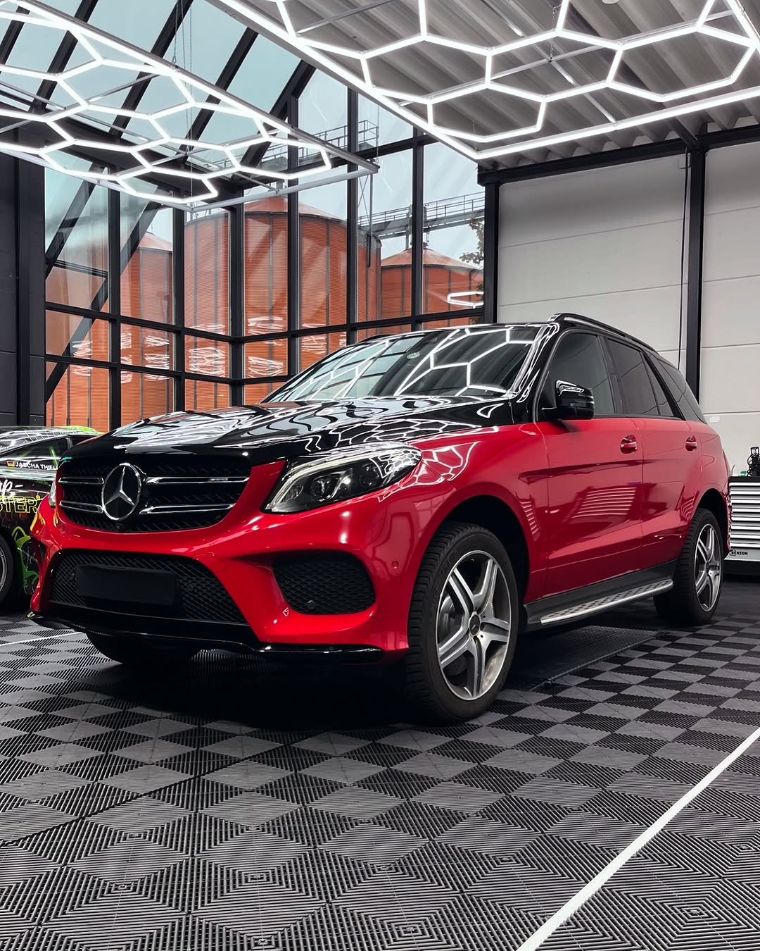 Teilfolierung Mercedes GLE ⚫️🔴