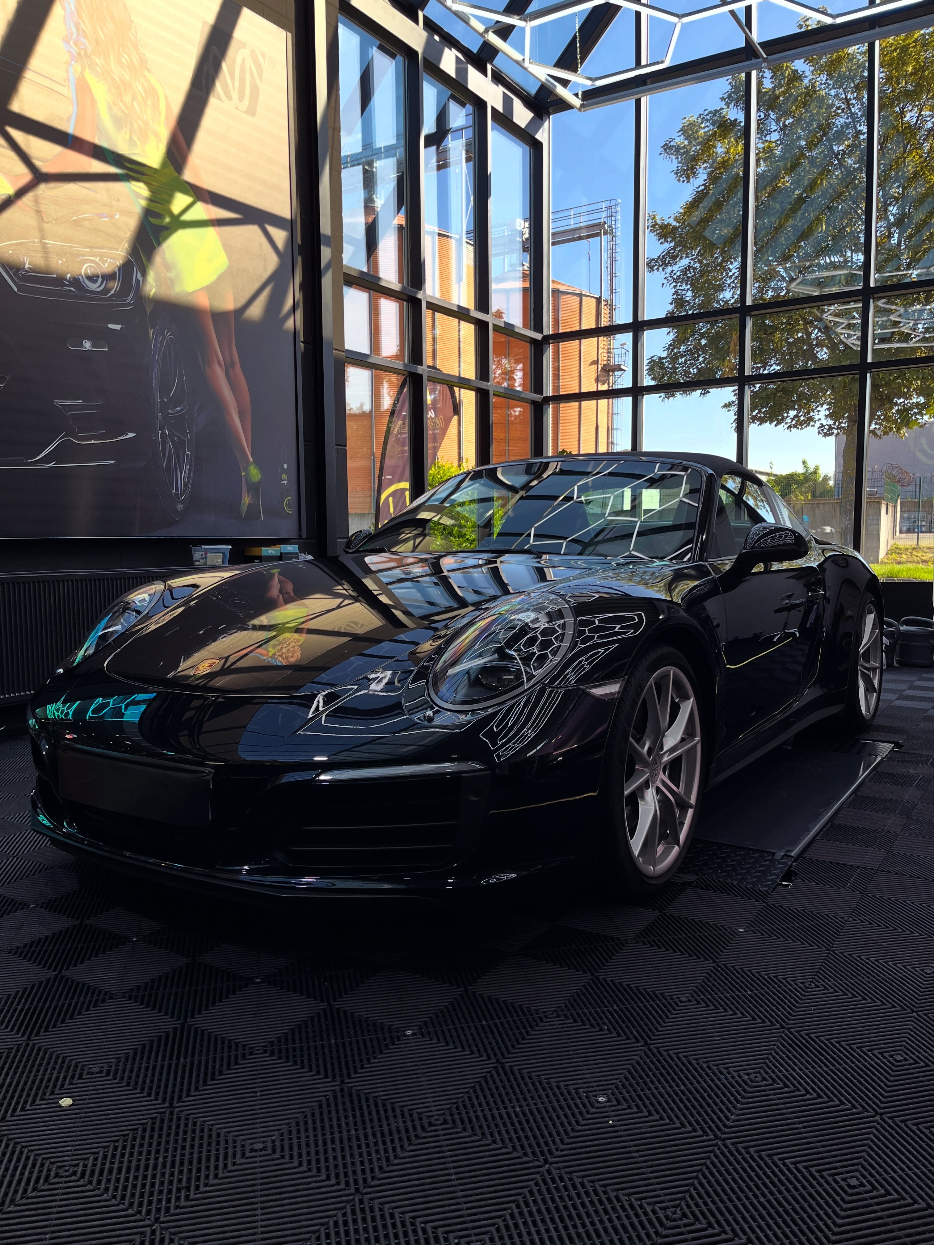 Porsche 991 Targa x PPF💪🏻 Optimaler Schutz vor Steinschlägen und Kratzern im Frontbereich🛡️